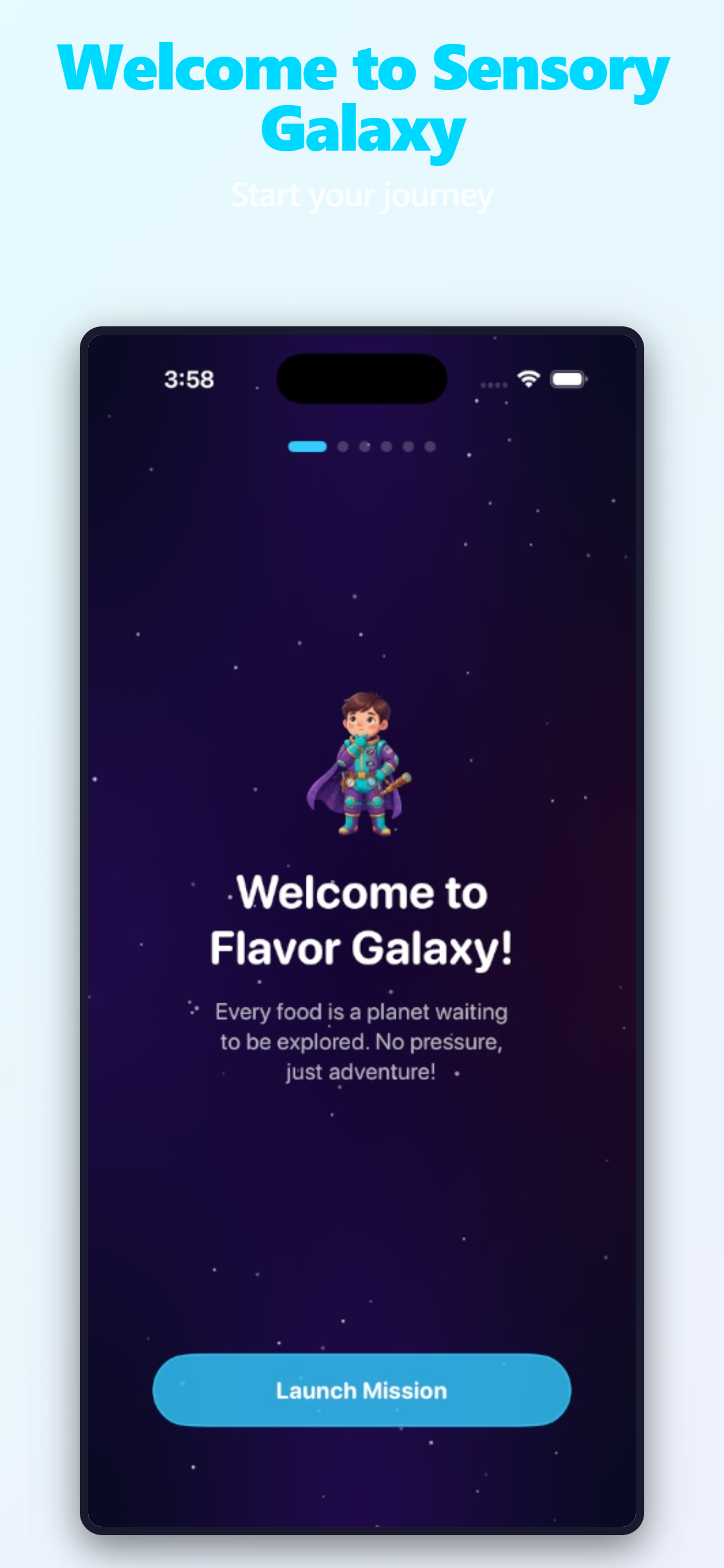 Screenshot 1: Launch Mission