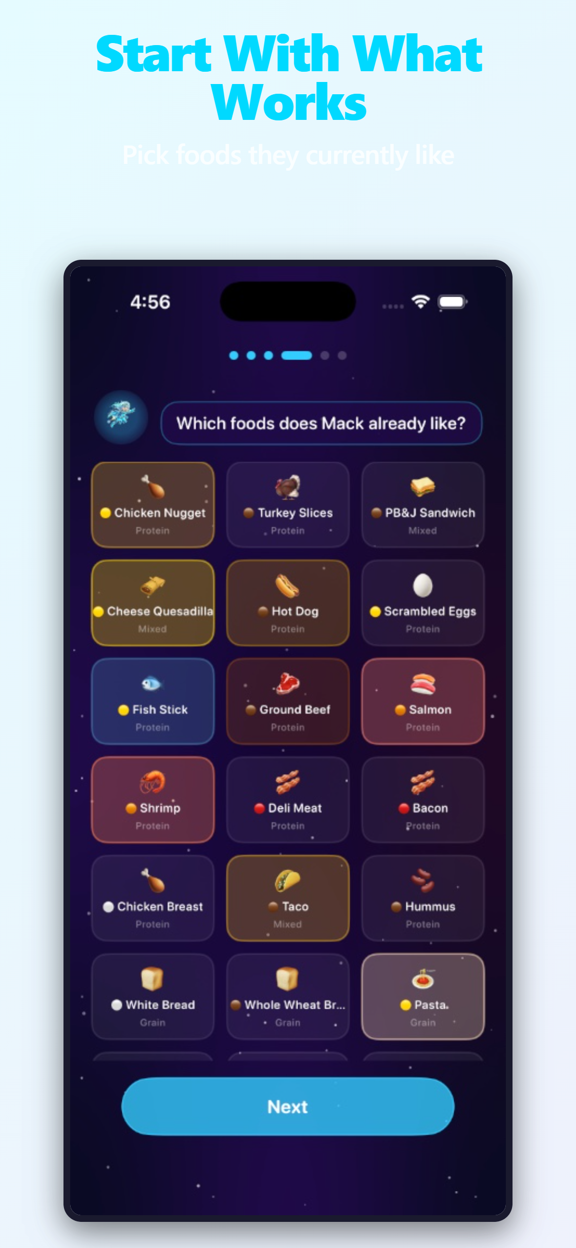 Screenshot 4: Foods They Like